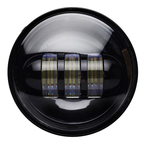 VisionPRO 8700BP Black 4.5" LED Passing Lamp Kit for Harley Davidson and Others "PAIR"