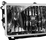 Spyder® - Chrome Factory Style Headlights with Corner Lights.